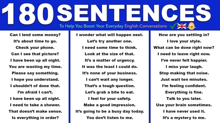 Daily Sentence in English: Boost Your Communication with Simple Everyday Sentences