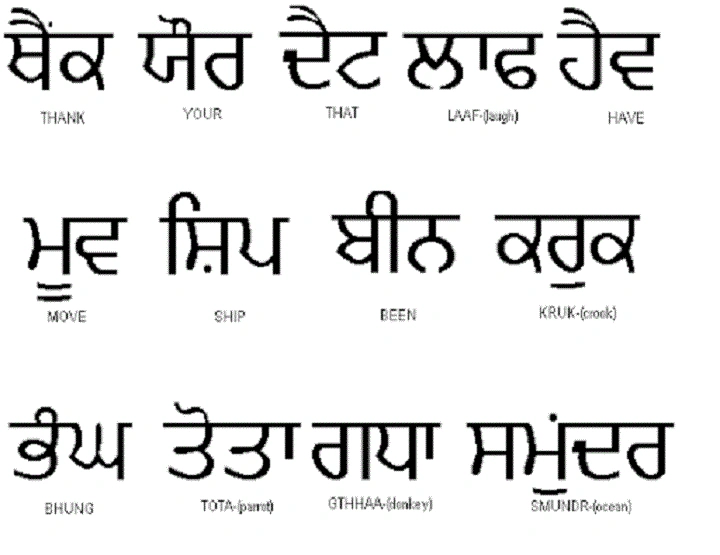 Punjabi Words: Easy Guide for Beginners punjabi words